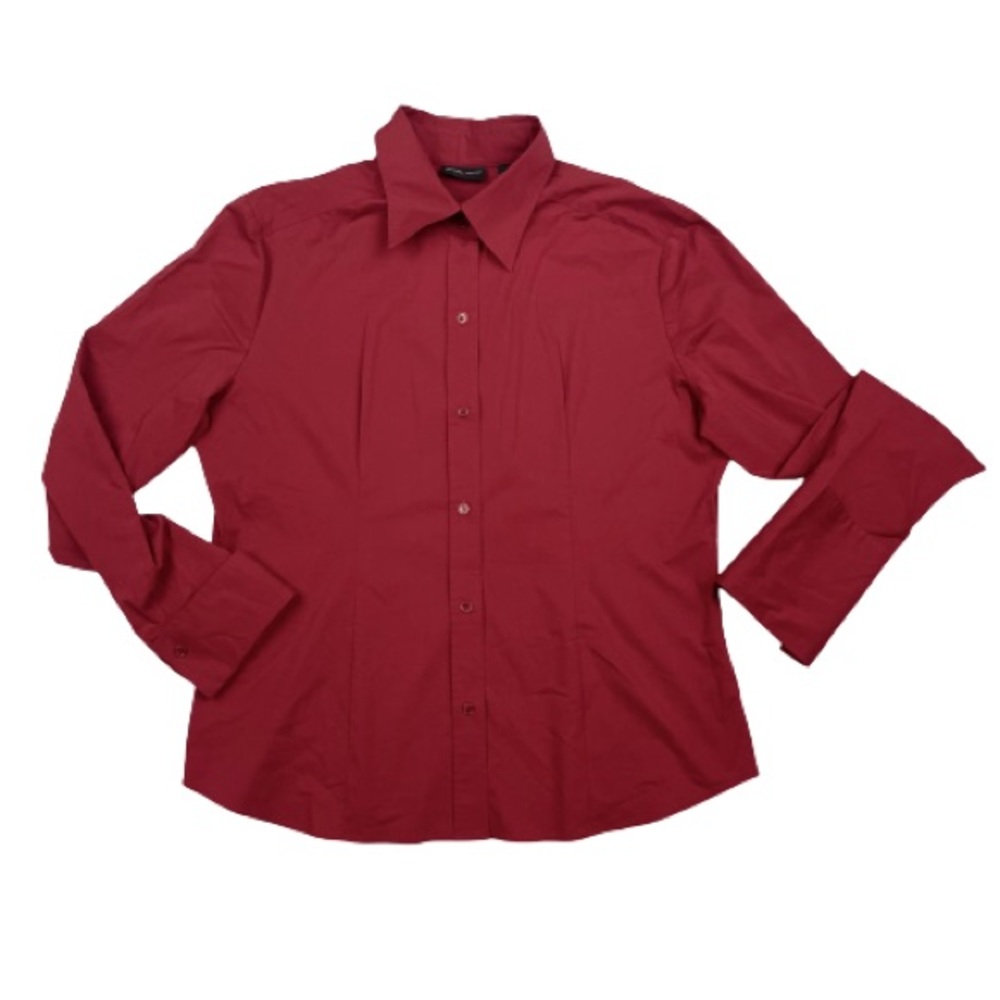 New York & Company Women’s Button- Down Front/Back Tailored Stitching Size XL
